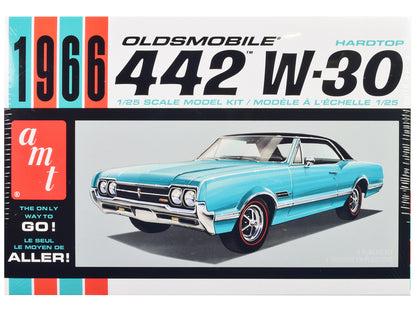 Skill 2 Model Kit 1966 Oldsmobile 442 W-30 Hardtop 1/25 Scale by AMT <h2>Skill AMT</h2> <p>High-quality diecast car perfect for collectors and enthusiasts. Features detailed interior exterior craftsma