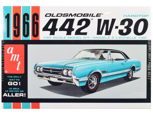 Skill 2 Model Kit 1966 Oldsmobile 442 W-30 Hardtop 1/25 Scale by AMT <h2>Skill AMT</h2> <p>High-quality diecast car perfect for collectors and enthusiasts. Features detailed interior exterior craftsma