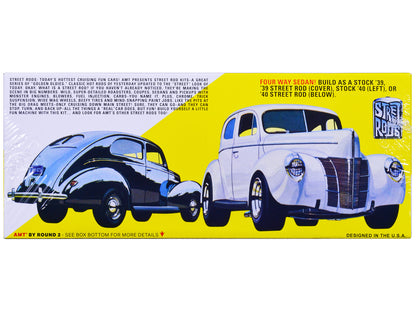 Skill 2 Model Kit 1939 Ford Tudor Sedan "Street Rod" Series 1/25 Scale by AMT <h2>Skill AMT</h2> <p>High-quality diecast car perfect for collectors and enthusiasts. Features detailed interior exterior