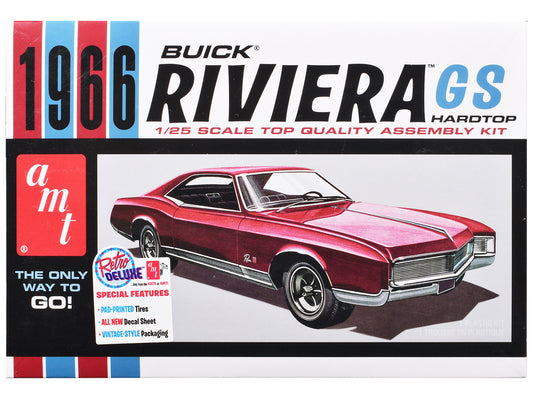 Skill 2 Model Kit 1966 Buick Riviera GS 1/25 Scale by AMT <h2>Skill AMT</h2> <p>High-quality diecast car perfect for collectors and enthusiasts. Features detailed interior exterior craftsmanship, real