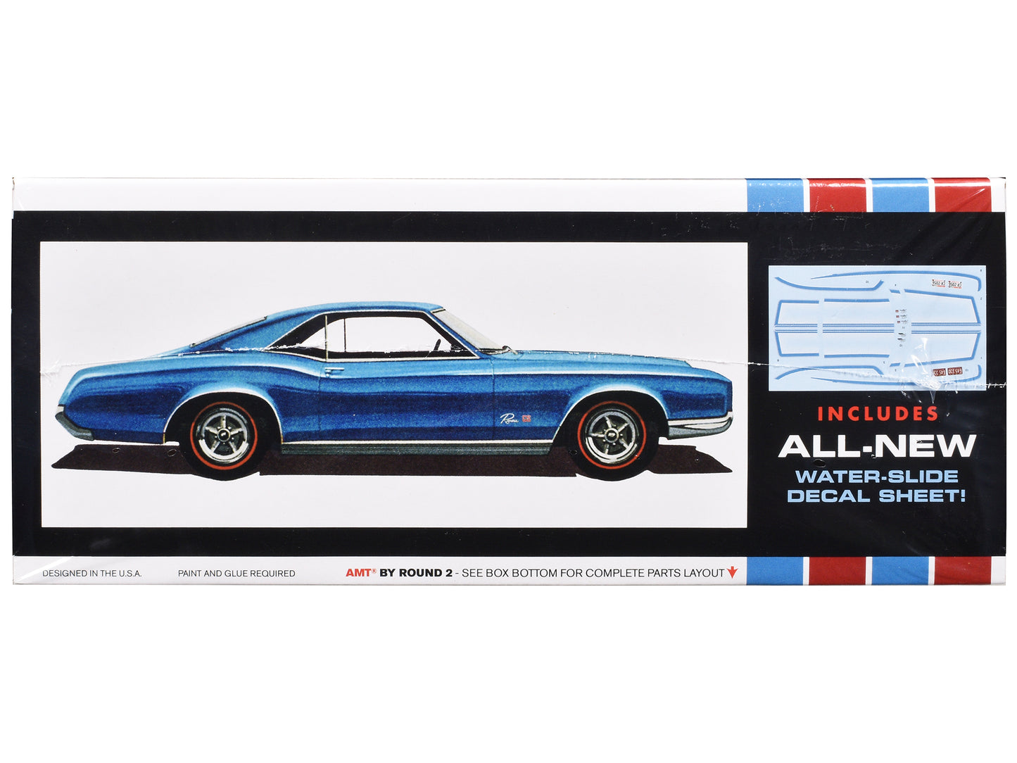 Skill 2 Model Kit 1966 Buick Riviera GS 1/25 Scale by AMT <h2>Skill AMT</h2> <p>High-quality diecast car perfect for collectors and enthusiasts. Features detailed interior exterior craftsmanship, real