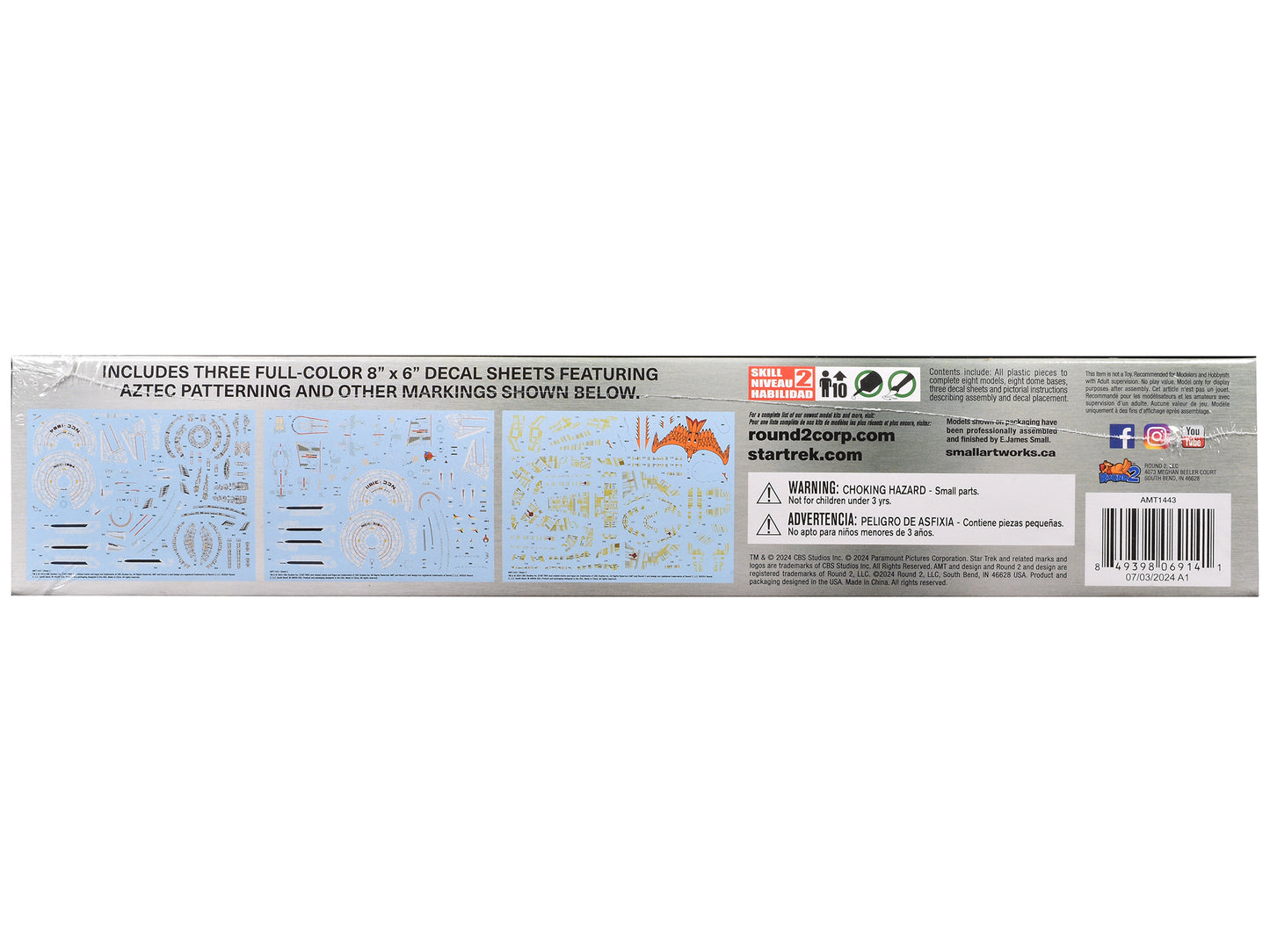 Skill 2 Model Kit Allies and Adversaries Space Ship Set "Star Trek" Franchise 1/2500 Scale by AMT <h2>Skill AMT</h2> <p>High-quality diecast car perfect for collectors enthusiasts. Features detailed i