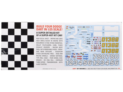 Skill 2 Model Kit Dodge Dart Sportsman Short Track "Kit Car" 1/25 Scale by AMT <h2>Skill AMT</h2> <p>High-quality diecast car perfect for collectors and enthusiasts. Features detailed interior exterio