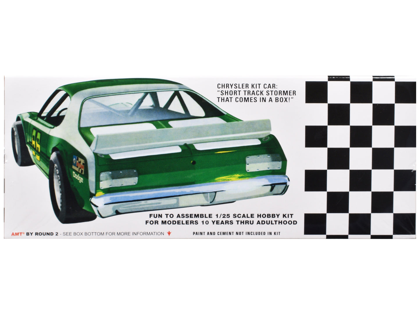 Skill 2 Model Kit Dodge Dart Sportsman Short Track "Kit Car" 1/25 Scale by AMT <h2>Skill AMT</h2> <p>High-quality diecast car perfect for collectors and enthusiasts. Features detailed interior exterio