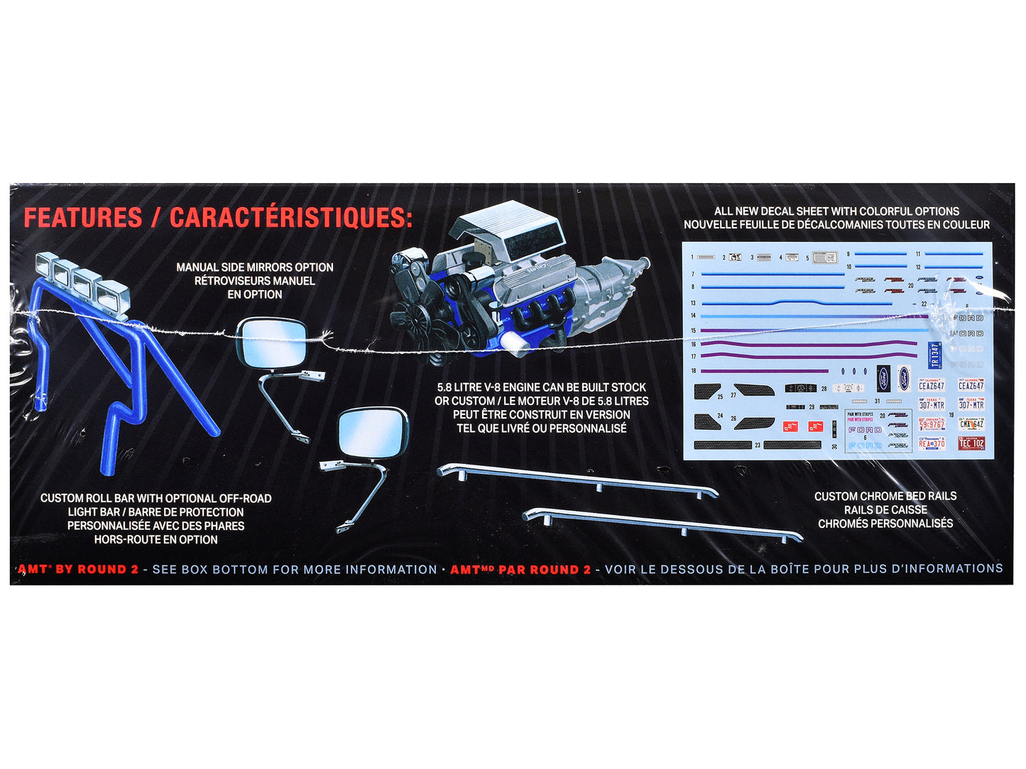 Skill 2 Model Kit 1992 Ford F-150 Flare Side Pickup Truck 1/25 Scale by AMT <h2>Skill AMT</h2> <p>High-quality diecast car perfect for collectors and enthusiasts. Features detailed interior exterior c