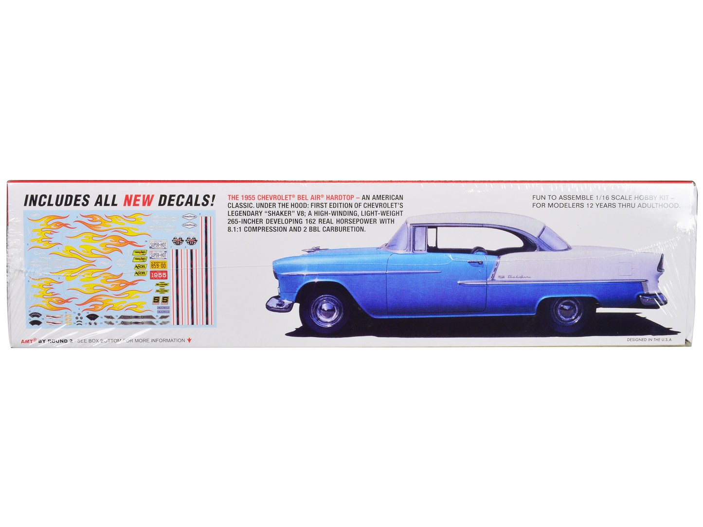 Skill 3 Model Kit 1955 Chevrolet Bel Air Hardtop 1/16 Scale by AMT <h2>Skill AMT</h2> <p>High-quality diecast car perfect for collectors and enthusiasts. Features detailed interior exterior craftsmans