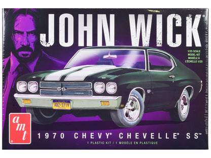 Skill 2 Model Kit 1970 Chevrolet Chevelle SS "John Wick" (2014) Movie 1/25 Scale by AMT <h2>Skill AMT</h2> <p>High-quality diecast car perfect for collectors and enthusiasts. Features detailed interio