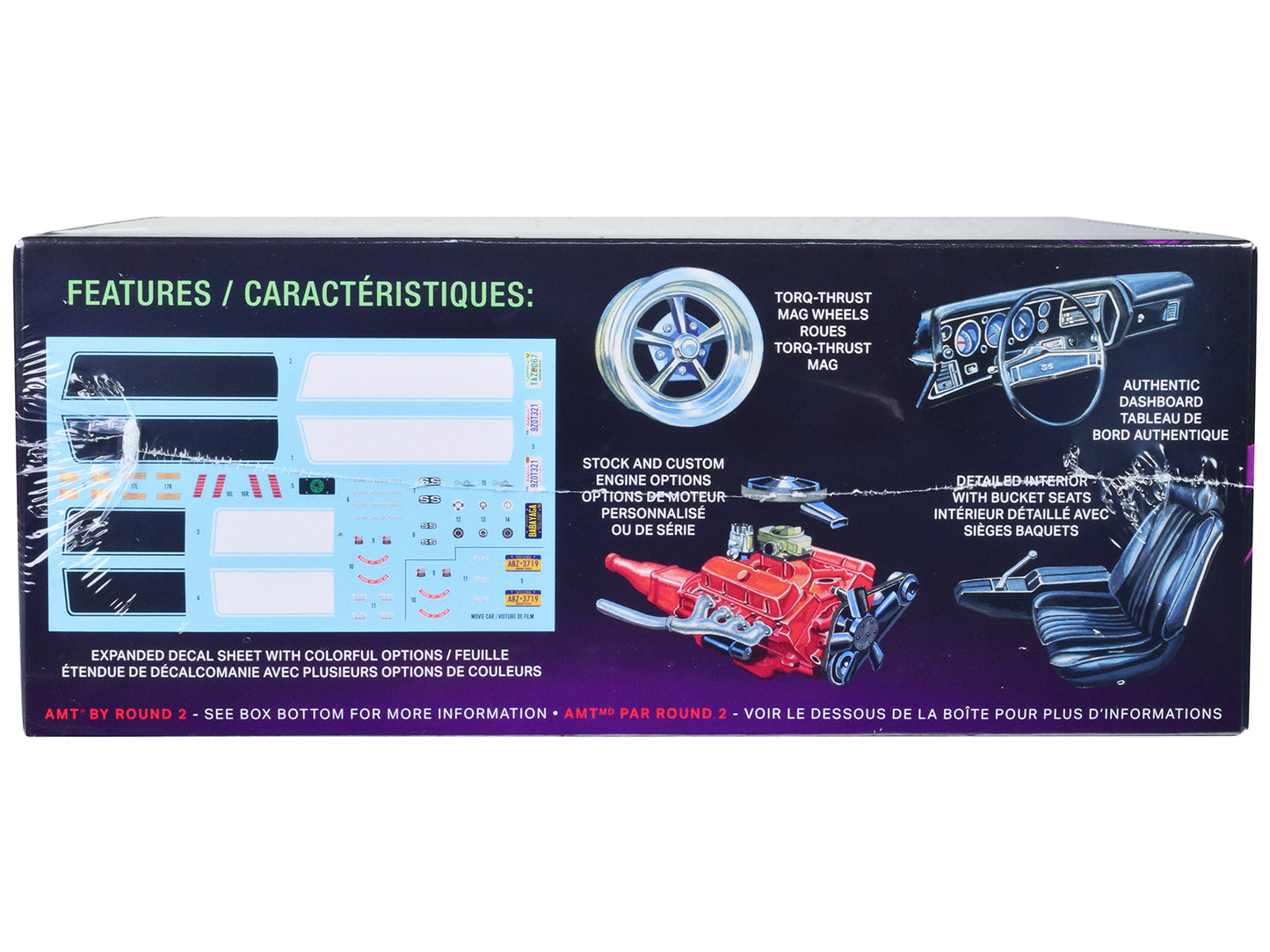 Skill 2 Model Kit 1970 Chevrolet Chevelle SS "John Wick" (2014) Movie 1/25 Scale by AMT <h2>Skill AMT</h2> <p>High-quality diecast car perfect for collectors and enthusiasts. Features detailed interio
