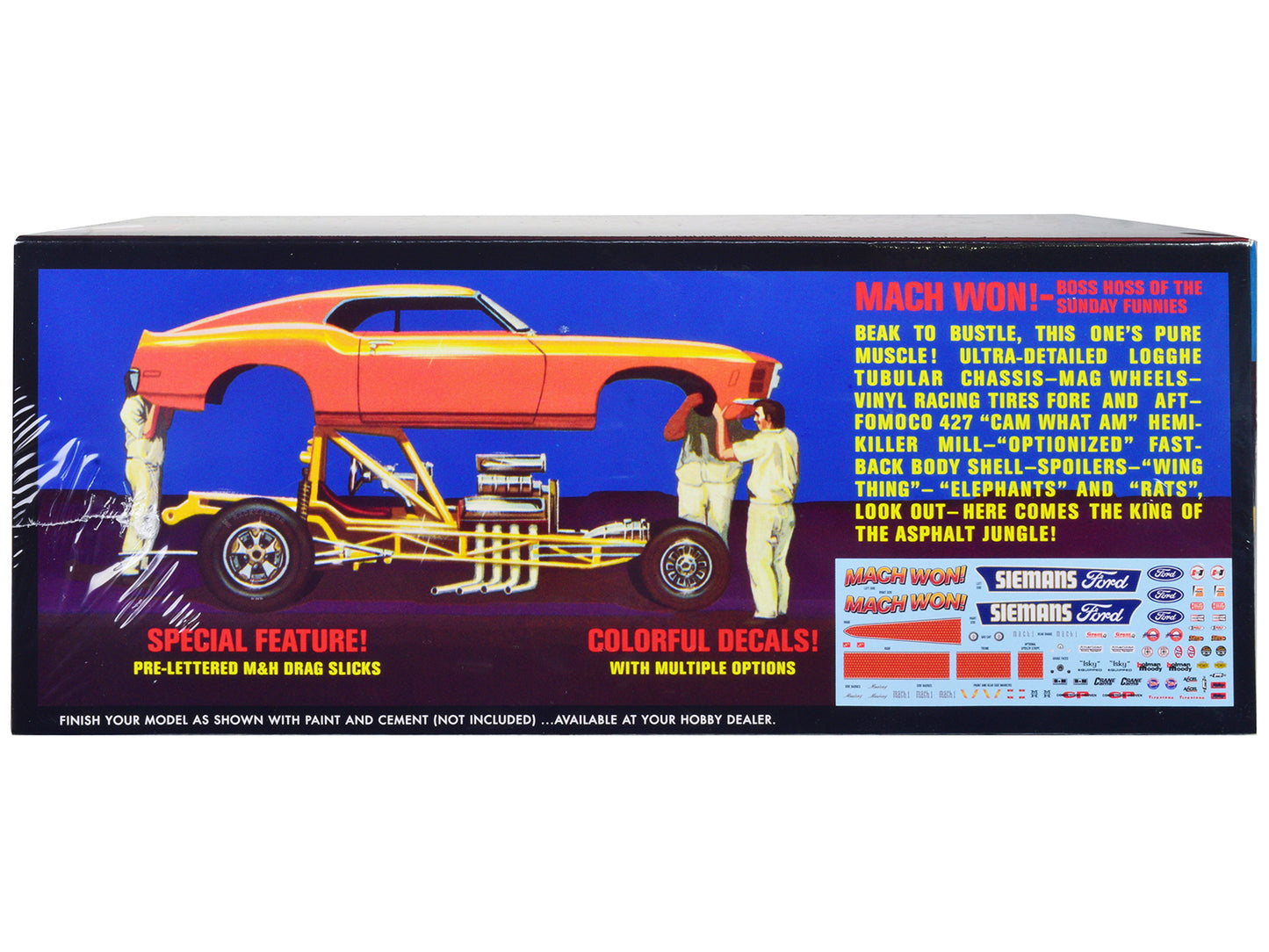 Skill 3 Model Kit 1970 Ford Mustang Funny Car "Mach Won" 1/25 Scale by AMT <h2>Skill AMT</h2> <p>High-quality diecast perfect for collectors and enthusiasts. Features detailed interior exterior crafts