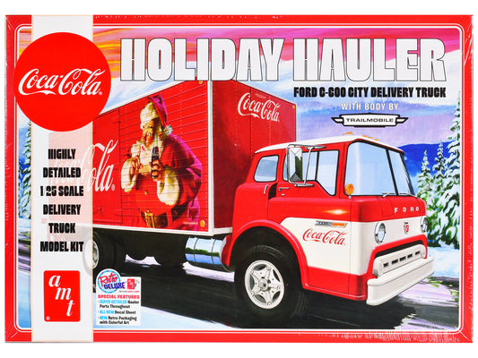 Skill 3 Model Kit Ford C-600 City Delivery Truck "Holiday Hauler - Coca-Cola" 1/25 Scale by AMT <h2>Skill AMT</h2> <p>High-quality diecast car perfect for collectors and enthusiasts. Features detailed