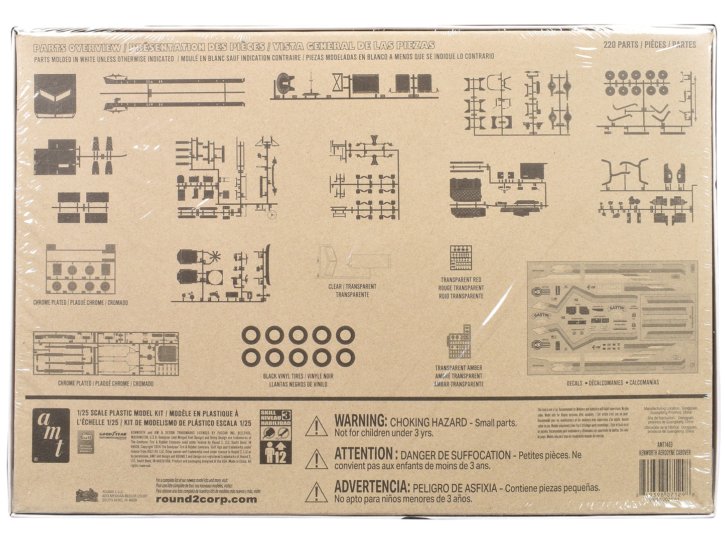 Skill 3 Model Kit Kenworth Aerodyne Cabover Truck Tractor 1/25 Scale by AMT <h2>Skill AMT</h2> <p>High-quality diecast car perfect for collectors and enthusiasts. Features detailed interior exterior c