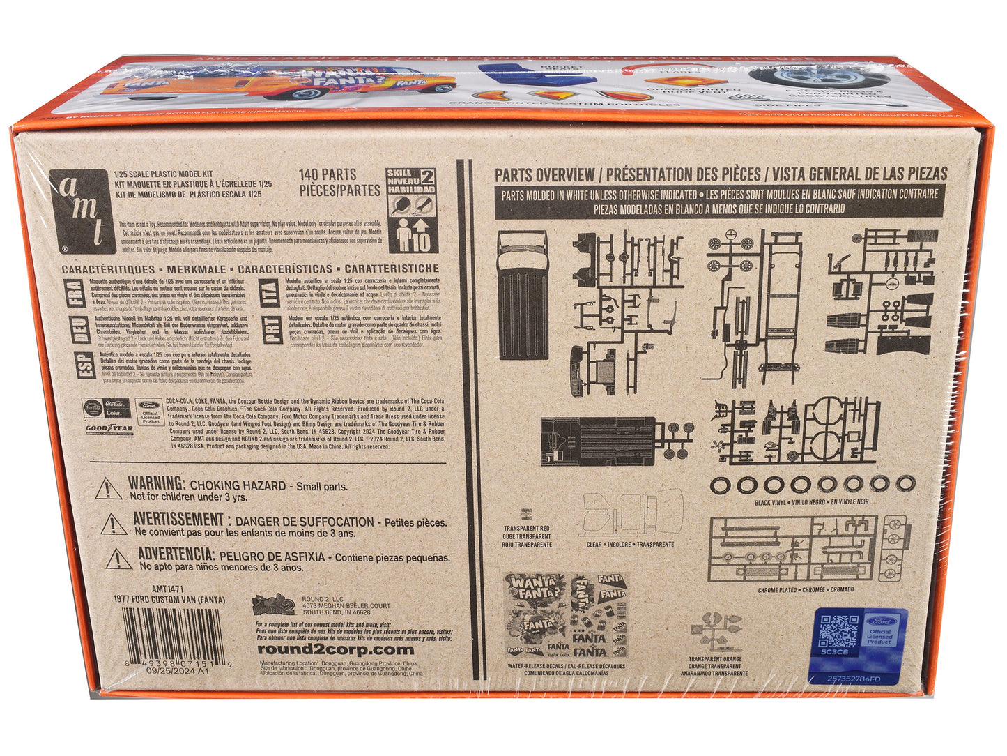 Skill 2 Model Kit 1977 Ford Custom Van "Fanta" 1/25 Scale by AMT <h2>Skill AMT</h2> <p>High-quality diecast car perfect for collectors and enthusiasts. Features detailed interior exterior craftsmanshi