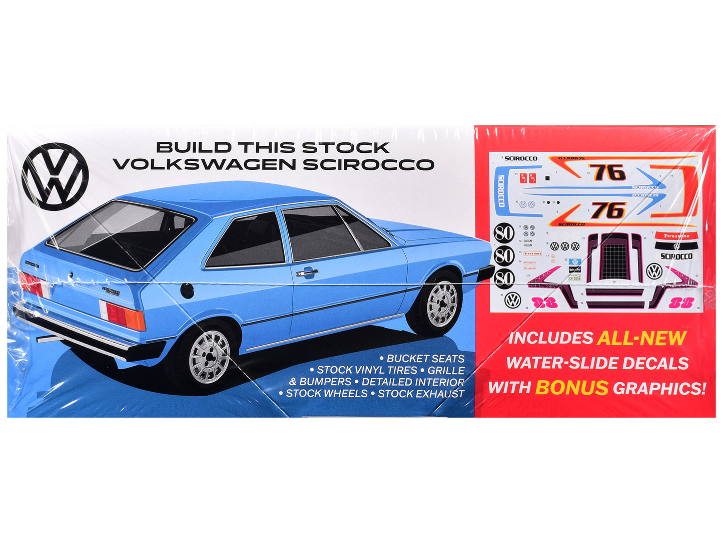 Skill 2 Model Kit Volkswagen Scirocco "T/A Champ" 1/25 Scale by AMT <h2>Skill AMT</h2> <p>High-quality diecast car perfect for collectors and enthusiasts. Features detailed interior exterior craftsman