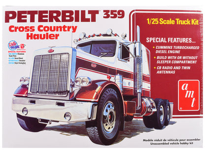 Skill 3 Model Kit Peterbilt 359 "Cross Country Hauler" 1/25 Scale by AMT <h2>Skill AMT</h2> <p>High-quality diecast car perfect for collectors and enthusiasts. Features detailed interior exterior craf