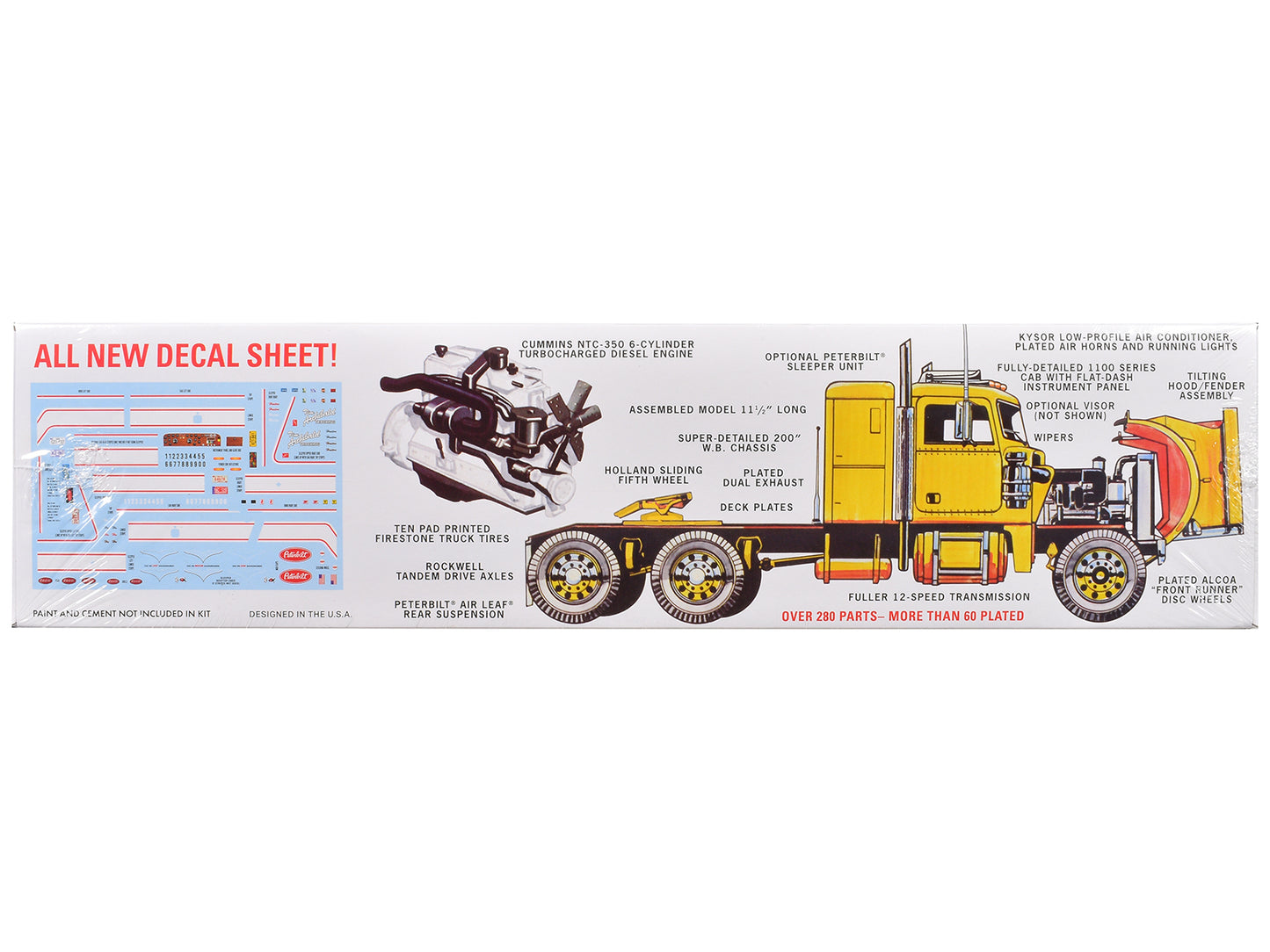 Skill 3 Model Kit Peterbilt 359 "Cross Country Hauler" 1/25 Scale by AMT <h2>Skill AMT</h2> <p>High-quality diecast car perfect for collectors and enthusiasts. Features detailed interior exterior craf