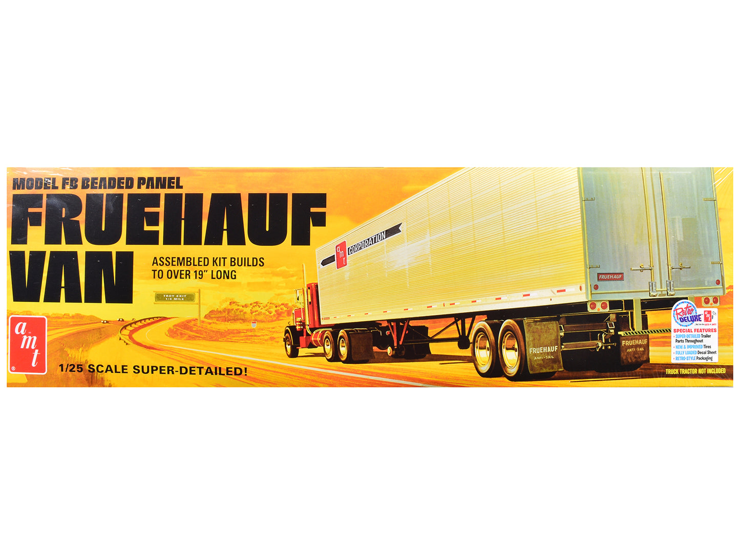 Skill 3 Model Kit Fruehauf FB Beaded Panel Van Trailer 1/25 Scale by AMT <h2>Skill AMT</h2> <p>High-quality diecast car perfect for collectors and enthusiasts. Features detailed interior exterior craf