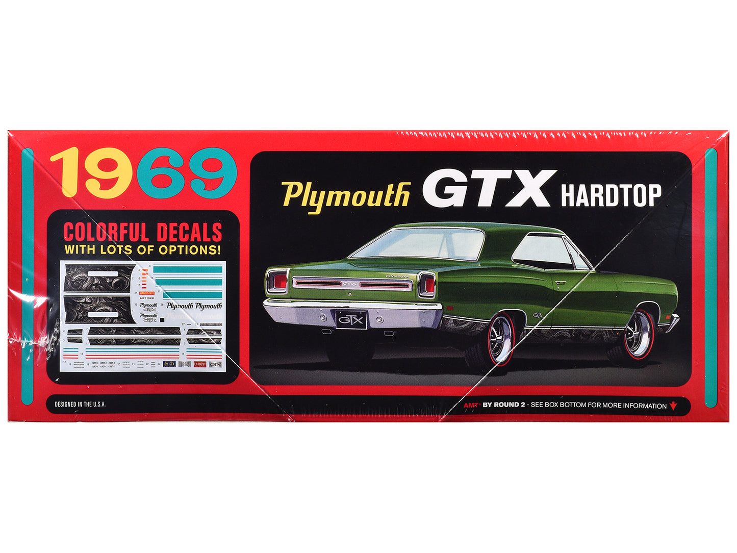 Skill 2 Model Kit 1969 Plymouth GTX Hardtop 1/25 Scale by AMT <h2>Skill AMT</h2> <p>High-quality diecast car perfect for collectors and enthusiasts. Features detailed interior exterior craftsmanship,