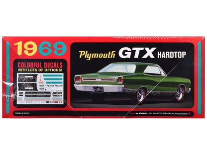 Skill 2 Model Kit 1969 Plymouth GTX Hardtop 1/25 Scale by AMT <h2>Skill AMT</h2> <p>High-quality diecast car perfect for collectors and enthusiasts. Features detailed interior exterior craftsmanship,