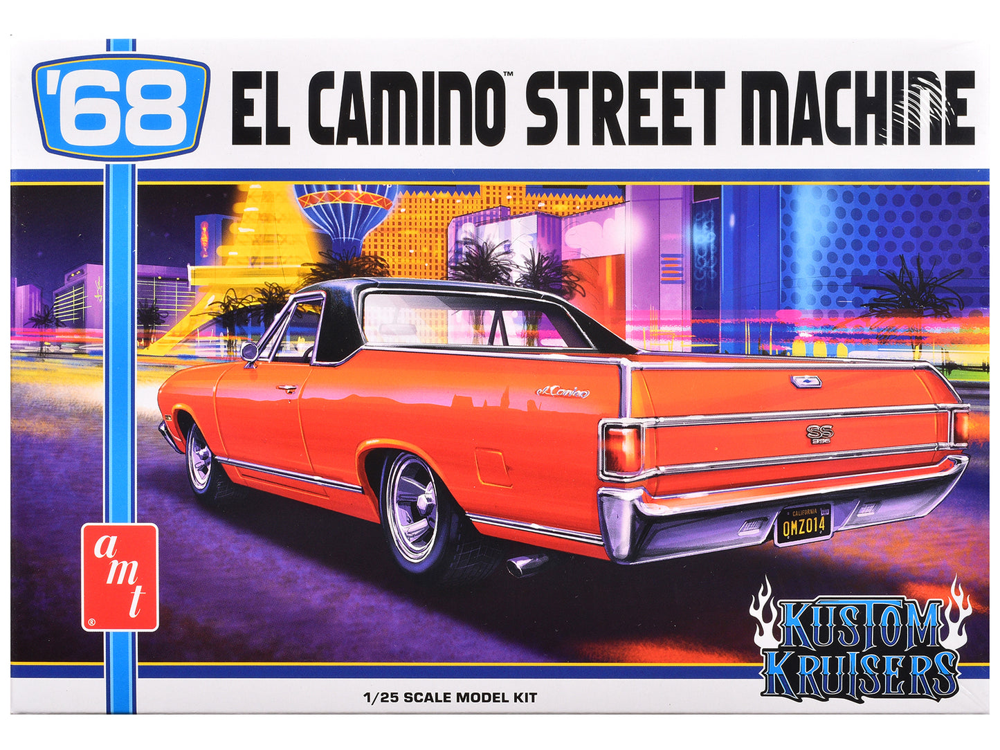 Skill 2 Model Kit 1968 Chevrolet El Camino Street Machine 1/25 Scale by AMT <h2>Skill AMT</h2> <p>High-quality diecast car perfect for collectors and enthusiasts. Features detailed interior exterior c