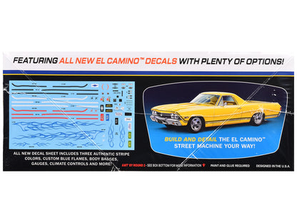 Skill 2 Model Kit 1968 Chevrolet El Camino Street Machine 1/25 Scale by AMT <h2>Skill AMT</h2> <p>High-quality diecast car perfect for collectors and enthusiasts. Features detailed interior exterior c