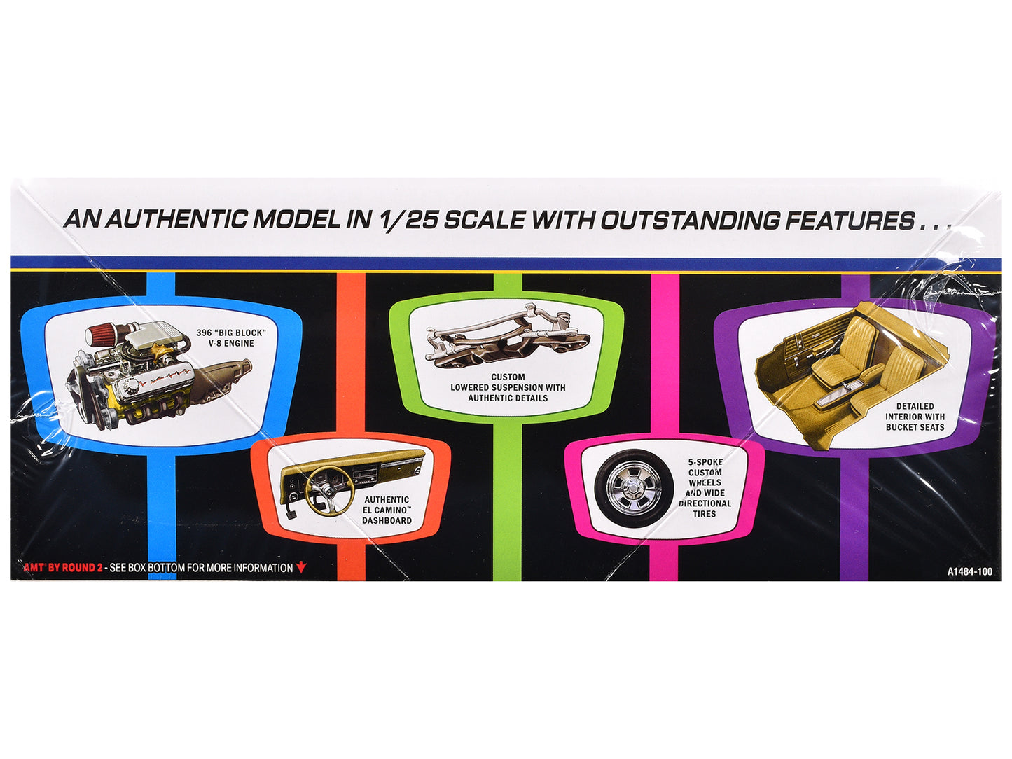 Skill 2 Model Kit 1968 Chevrolet El Camino Street Machine 1/25 Scale by AMT <h2>Skill AMT</h2> <p>High-quality diecast car perfect for collectors and enthusiasts. Features detailed interior exterior c