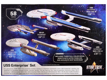 Skill 2 Model Kit U.S.S. Enterprise Four Ship Set "Star Trek" 1/2500 Scale by AMT <h2>Skill AMT</h2> <p>High-quality diecast car perfect for collectors and enthusiasts. Features detailed interior exte