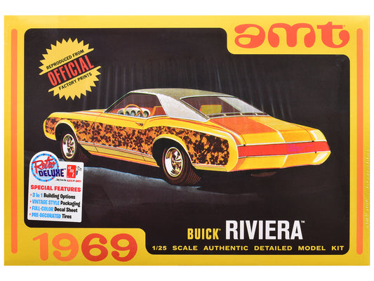 Skill 2 Model Kit 1969 Buick Riviera 1/25 Scale by AMT <h2>Skill AMT</h2> <p>High-quality diecast car perfect for collectors and enthusiasts. Features detailed interior exterior craftsmanship, realist