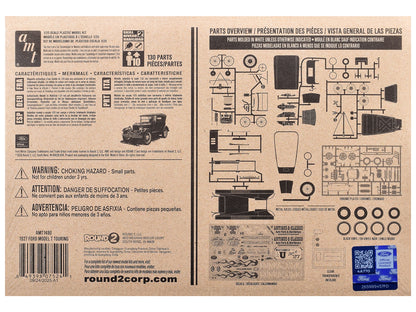 Skill 2 Model Kit 1927 Ford Model T Touring 2 in 1 Kit 1/25 Scale Model by AMT