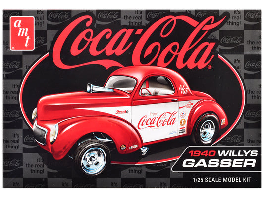 Skill 2 Model Kit 1940 Willys Coupe "Coca-Cola Race Team" 1/25 Scale by AMT <h2>Skill AMT</h2> <p>High-quality diecast car perfect for collectors and enthusiasts. Features detailed interior exterior c