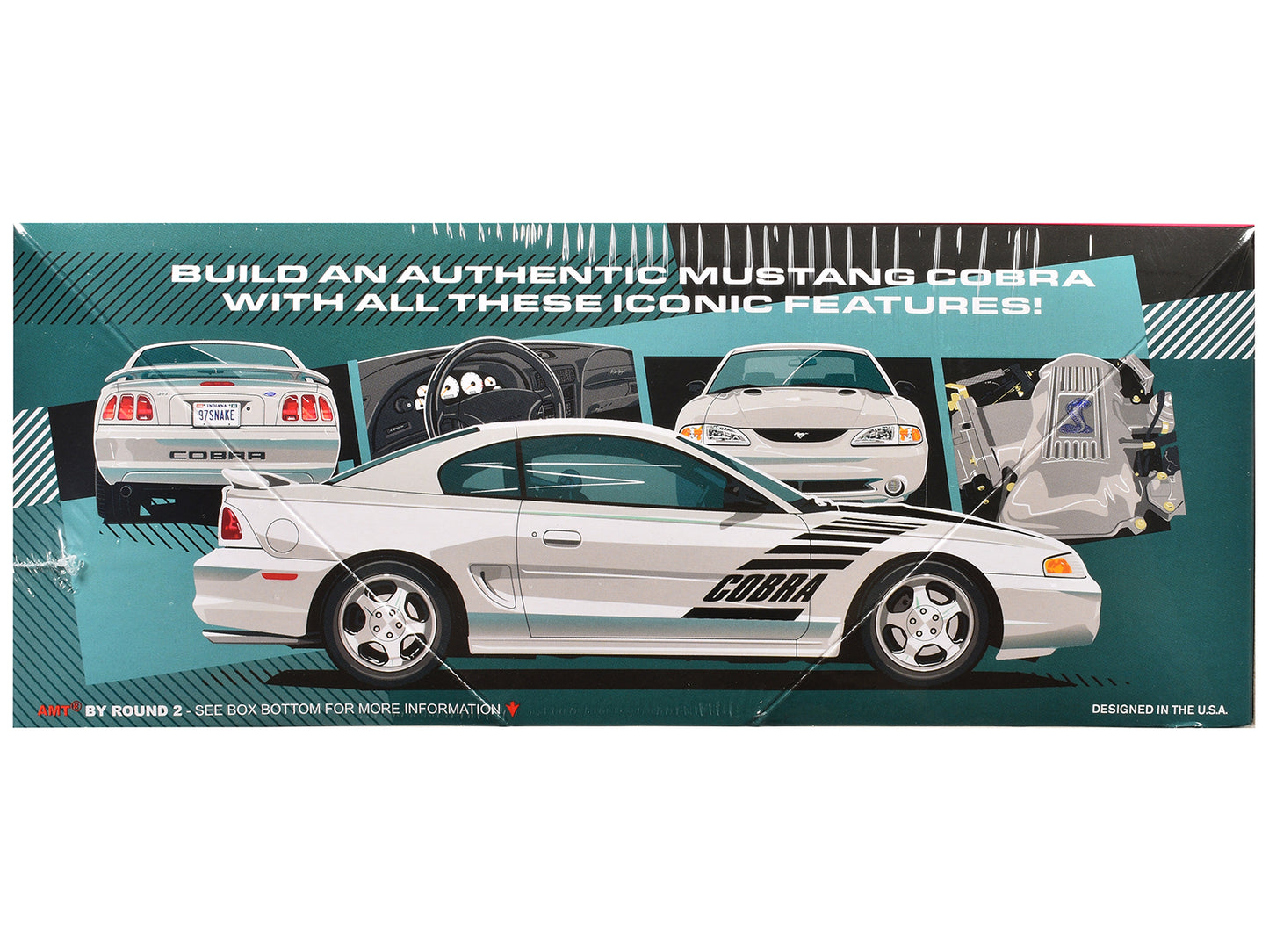 Skill 2 Model Kit 1997 Ford Mustang Cobra 1/25 Scale by AMT <h2>Skill AMT</h2> <p>High-quality diecast car perfect for collectors and enthusiasts. Features detailed interior exterior craftsmanship, re