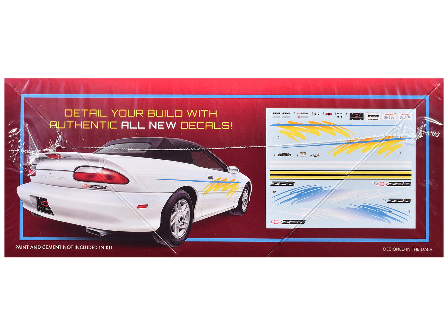 Skill 2 Model Kit 1996 Chevrolet Camaro Z28 Convertible 1/25 Scale by AMT <h2>Skill AMT</h2> <p>High-quality diecast car perfect for collectors and enthusiasts. Features detailed interior exterior cra