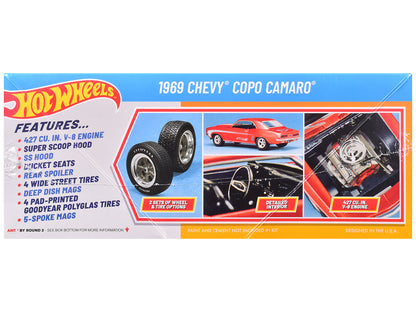 Hot Wheels Skill 2 Model Kit 1969 Chevrolet COPO Camaro "Hot Wheels" 1/25 Scale by AMT <h2>Skill AMT</h2> <p>High-quality diecast car perfect for collectors and enthusiasts. Features detailed interior
