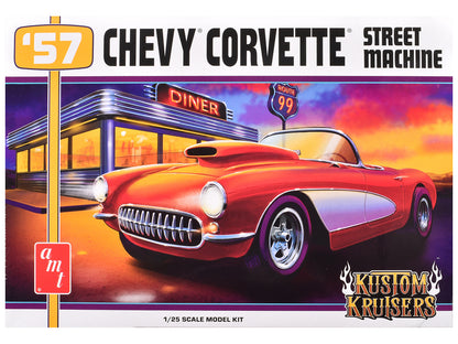 Skill 2 Model Kit 1957 Chevrolet Corvette Street Machine "Kustom Kruisers" Series 1/25 Scale by AMT <h2>Skill AMT</h2> <p>High-quality diecast car perfect for collectors and enthusiasts. Features deta