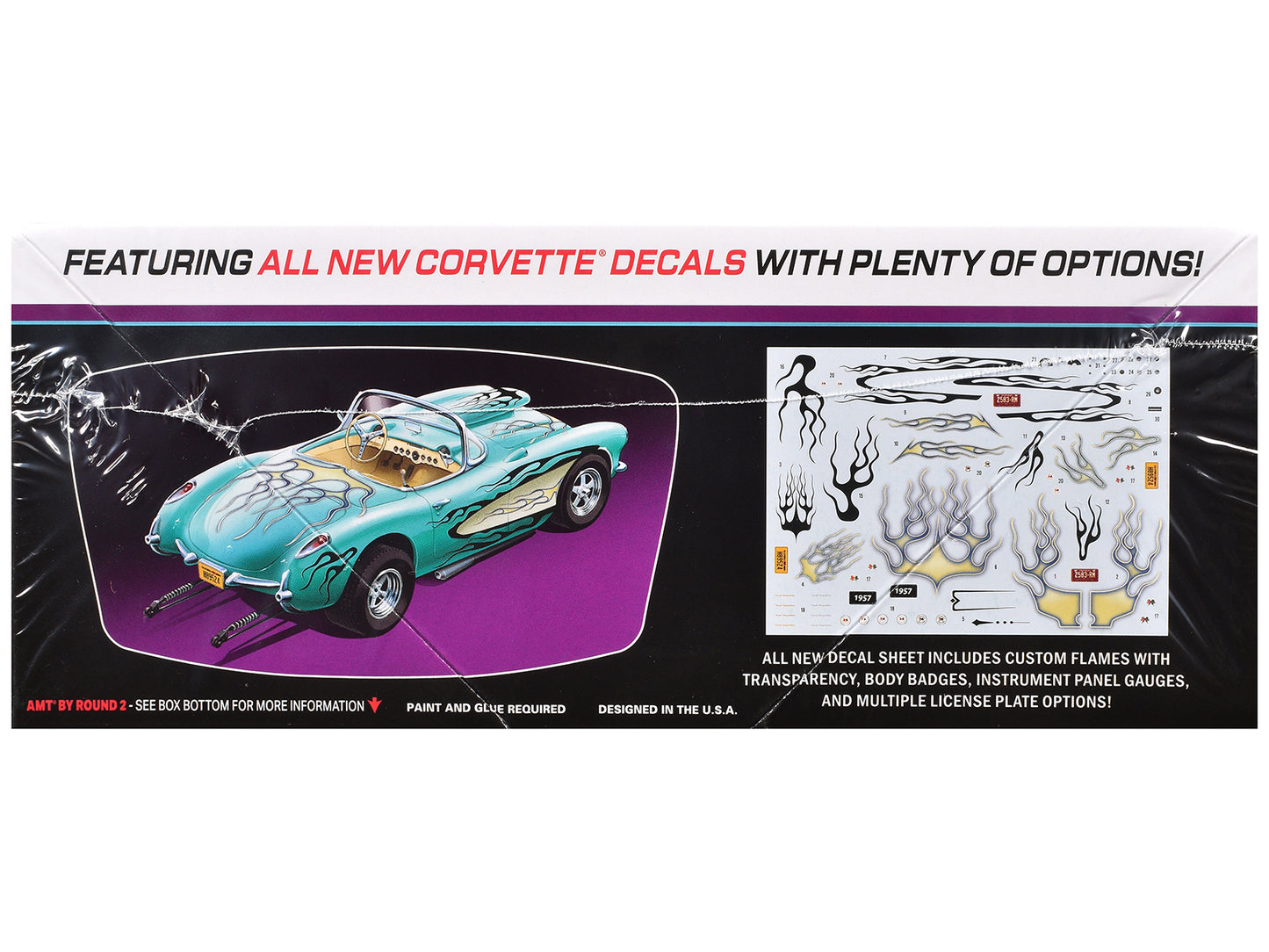 Skill 2 Model Kit 1957 Chevrolet Corvette Street Machine "Kustom Kruisers" Series 1/25 Scale by AMT <h2>Skill AMT</h2> <p>High-quality diecast car perfect for collectors and enthusiasts. Features deta
