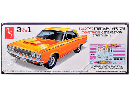 Skill 2 Model Kit 1965 Dodge Coronet 500 Hemi 2-in-1 1/25 Scale by AMT <h2>Skill AMT</h2> <p>High-quality diecast car perfect for collectors and enthusiasts. Features detailed interior exterior crafts