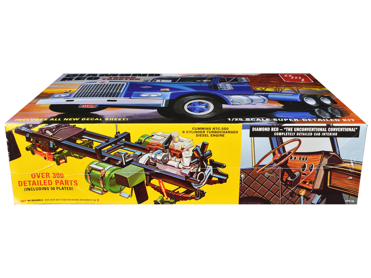 Skill 3 Model Kit Diamond Reo Truck Tractor 1/25 Scale by AMT <h2>Skill AMT</h2> <p>High-quality diecast car perfect for collectors and enthusiasts. Features detailed interior exterior craftsmanship,