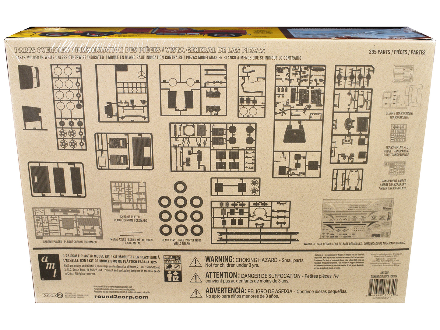 Skill 3 Model Kit Diamond Reo Truck Tractor 1/25 Scale by AMT <h2>Skill AMT</h2> <p>High-quality diecast car perfect for collectors and enthusiasts. Features detailed interior exterior craftsmanship,
