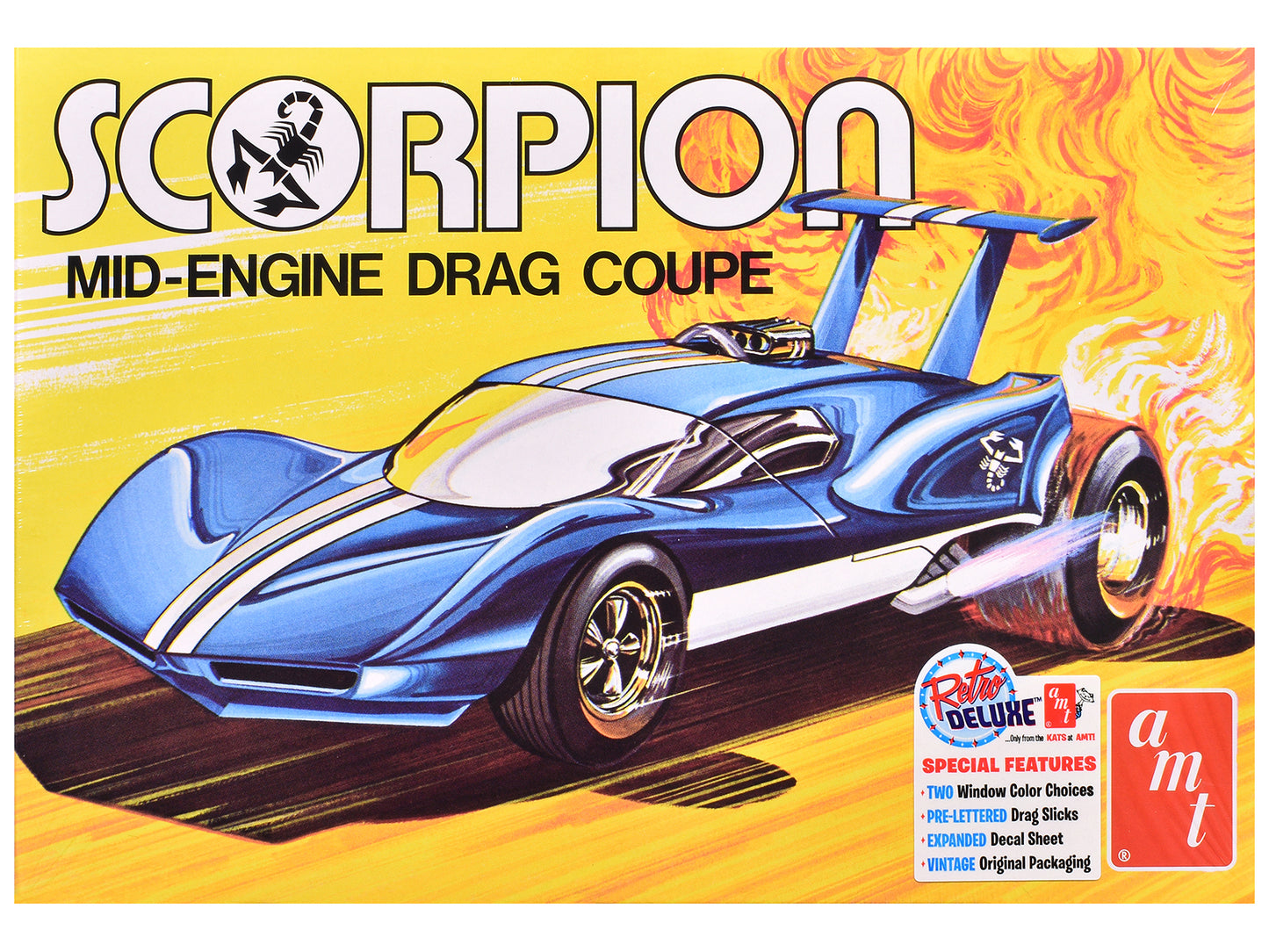 Skill 3 Model Kit Scorpion Mid-Engine Drag Coupe 1/25 Scale by AMT <h2>Skill AMT</h2> <p>High-quality diecast car perfect for collectors and enthusiasts. Features detailed interior exterior craftsmans