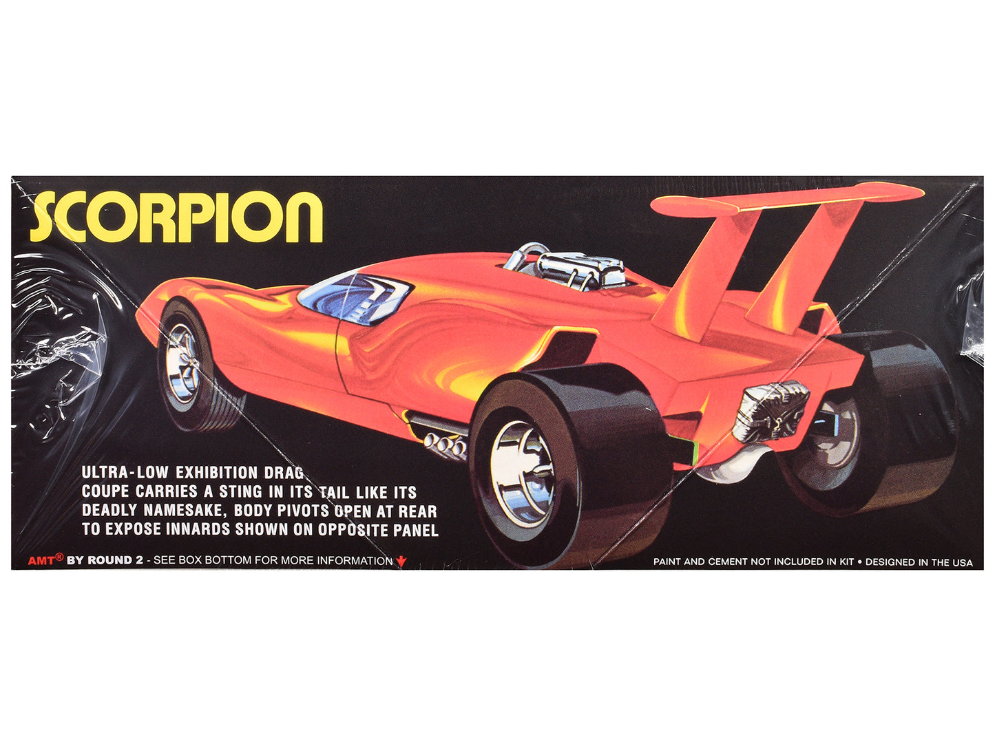 Skill 3 Model Kit Scorpion Mid-Engine Drag Coupe 1/25 Scale by AMT <h2>Skill AMT</h2> <p>High-quality diecast car perfect for collectors and enthusiasts. Features detailed interior exterior craftsmans