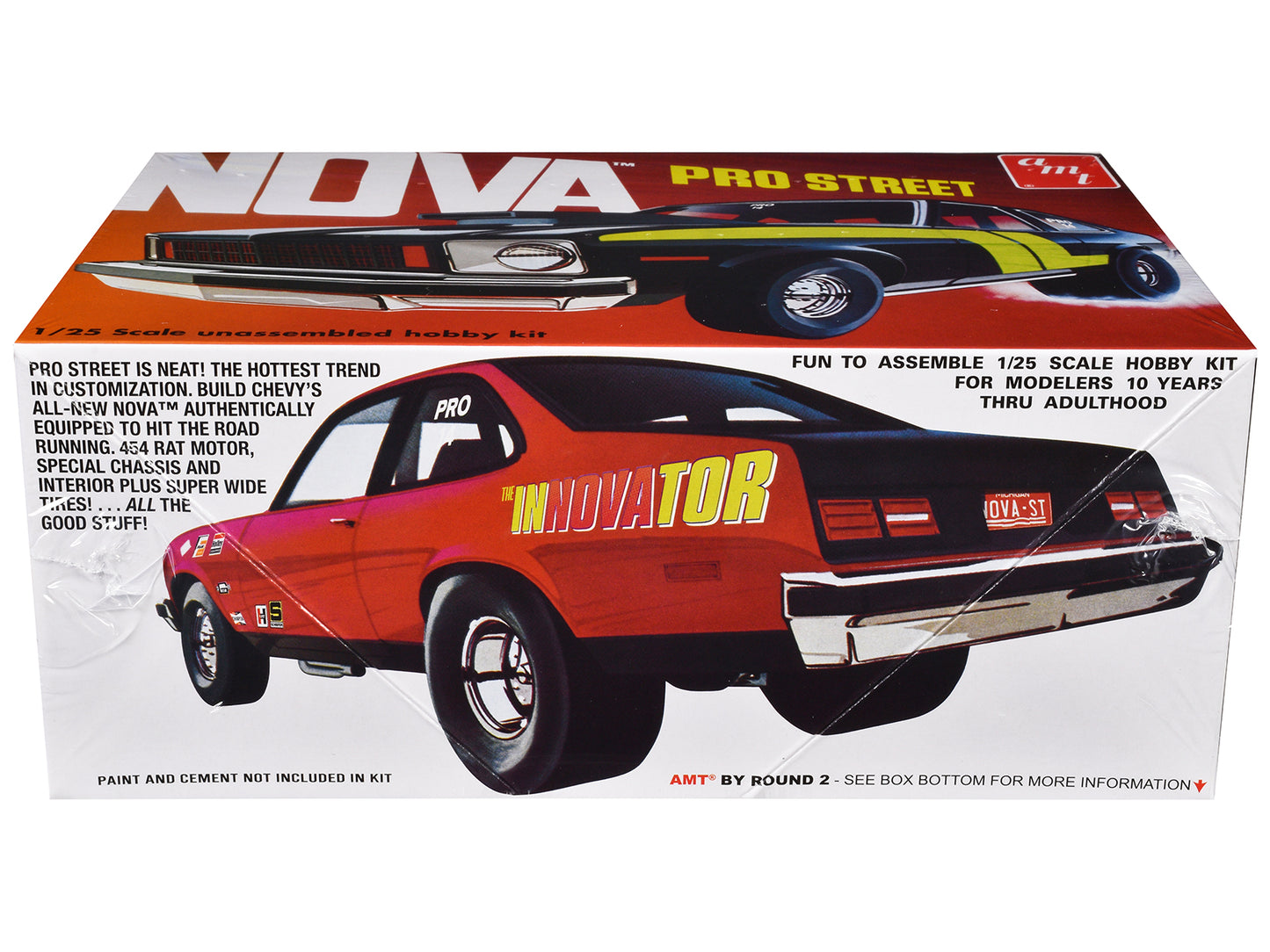 Skill 2 Model Kit Chevrolet Nova Pro Street 1/25 Scale by AMT <h2>Skill AMT</h2> <p>High-quality diecast car perfect for collectors and enthusiasts. Features detailed interior exterior craftsmanship,