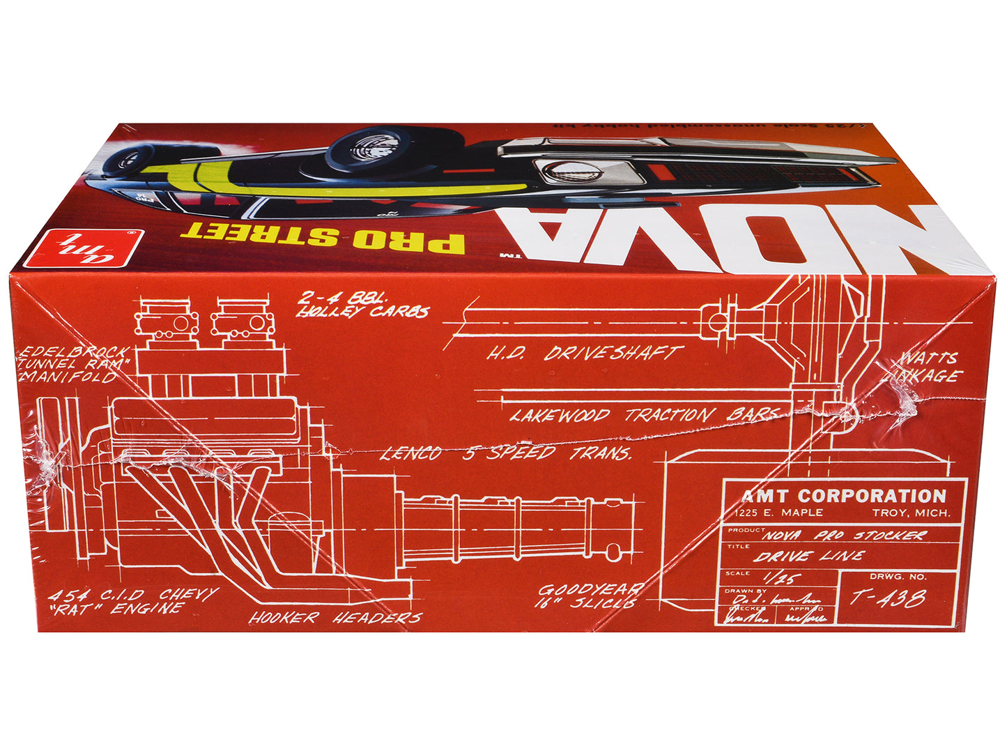 Skill 2 Model Kit Chevrolet Nova Pro Street 1/25 Scale by AMT <h2>Skill AMT</h2> <p>High-quality diecast car perfect for collectors and enthusiasts. Features detailed interior exterior craftsmanship,