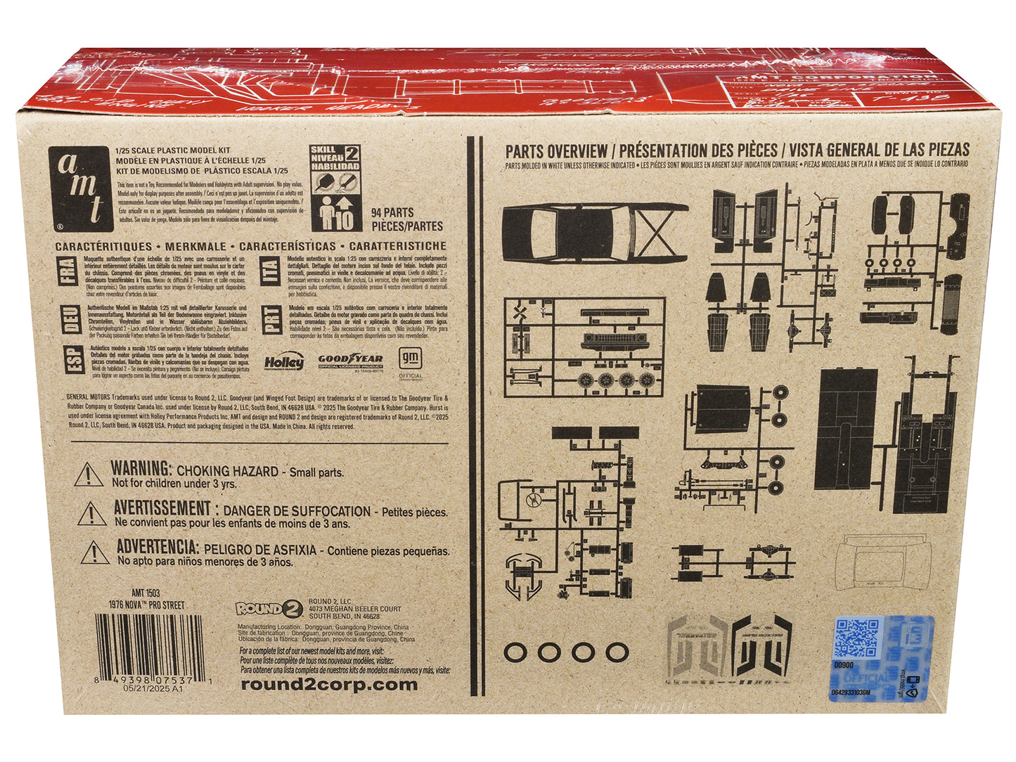 Skill 2 Model Kit Chevrolet Nova Pro Street 1/25 Scale by AMT <h2>Skill AMT</h2> <p>High-quality diecast car perfect for collectors and enthusiasts. Features detailed interior exterior craftsmanship,
