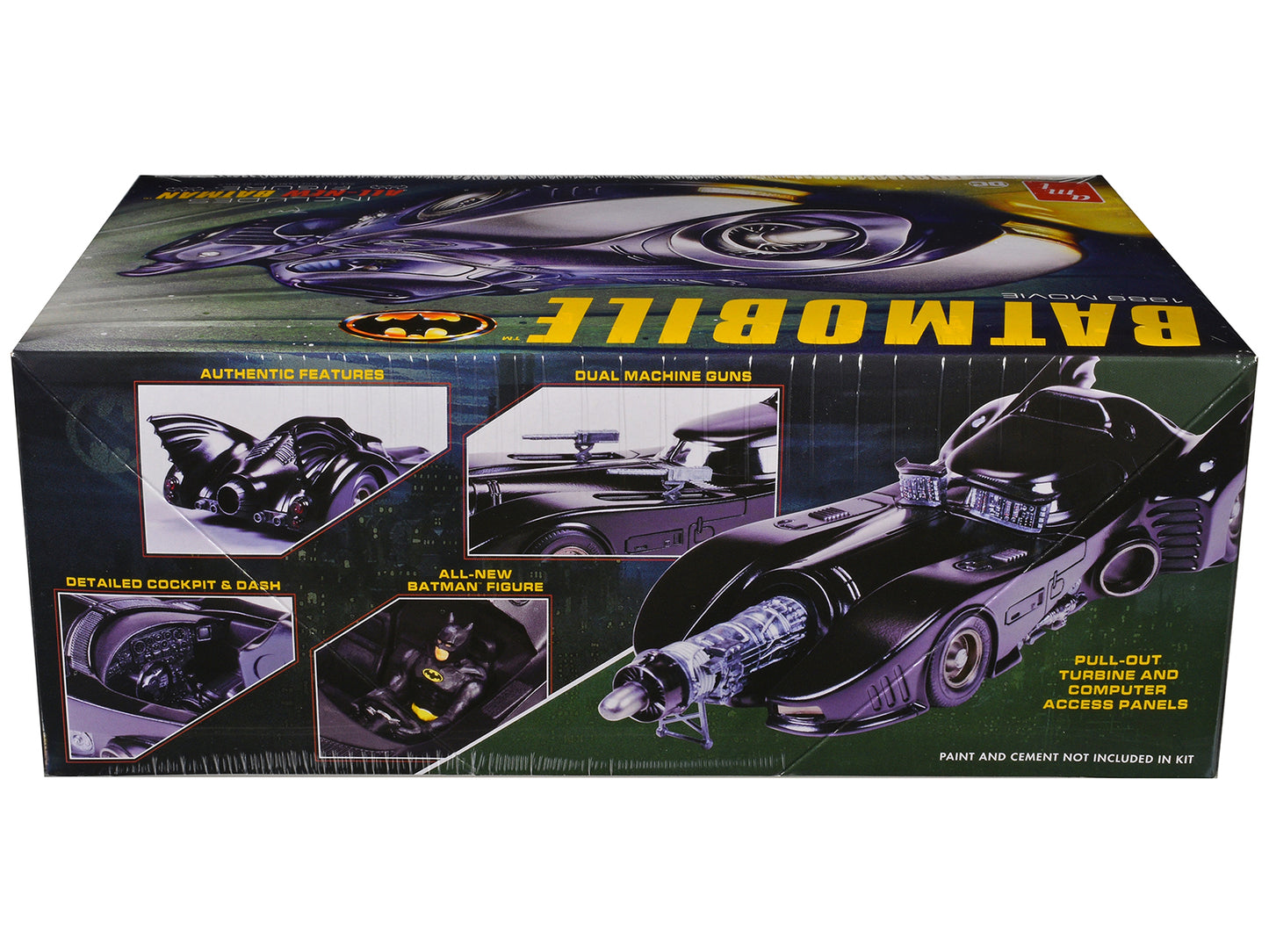 Skill 2 Model Kit Batmobile with Seated Batman Figure "Batman" (1989) Movie 1/25 Scale by AMT <h2>Skill AMT</h2> <p>High-quality diecast car perfect for collectors and enthusiasts. Features detailed i
