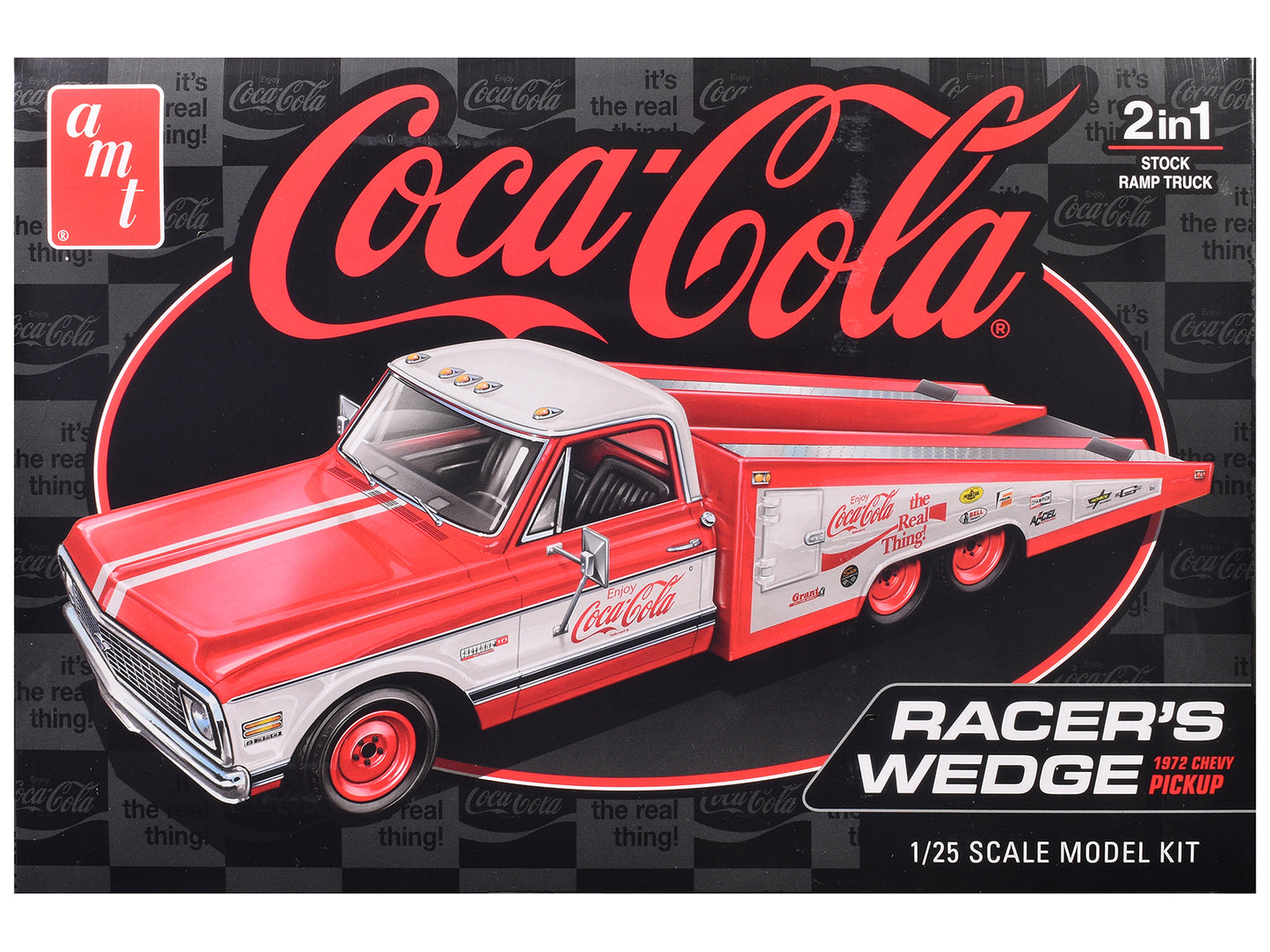 Skill 2 Model Kit 1972 Chevrolet Pickup Truck "Racer's Wedge" 2-in-1 "Coca-Cola" 1/25 Scale by AMT <h2>Skill AMT</h2> <p>High-quality diecast car perfect for collectors and enthusiasts. Features detai