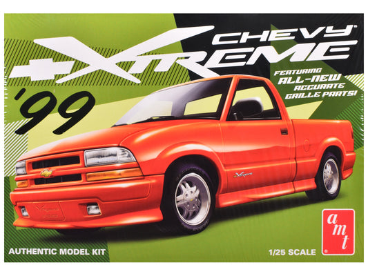 Skill 2 Model Kit 1999 Chevrolet S-10 Xtreme Pickup Truck 1/25 Scale by AMT <h2>Skill AMT</h2> <p>High-quality diecast car perfect for collectors and enthusiasts. Features detailed interior exterior c