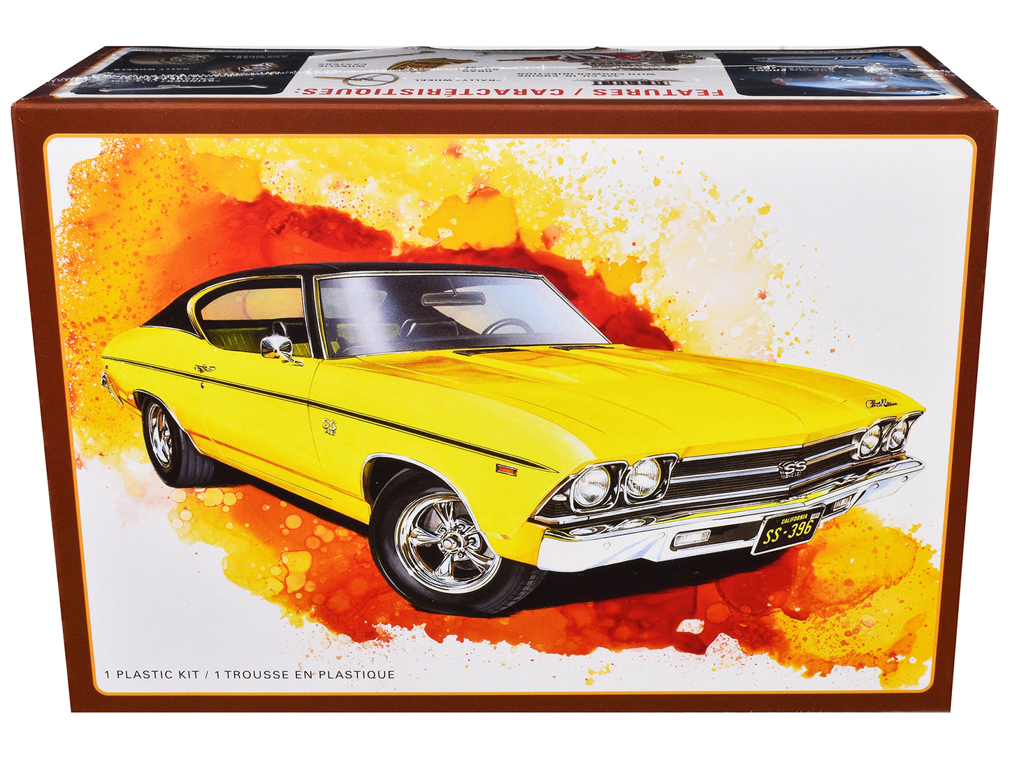 Skill 2 Model Kit 1969 Chevrolet Chevelle SS 396 1/25 Scale by AMT <h2>Skill AMT</h2> <p>High-quality diecast car perfect for collectors and enthusiasts. Features detailed interior exterior craftsmans