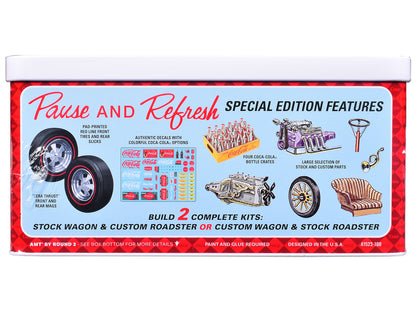 Skill 2 Model Kit Ford Model T Panel "Coca-Cola" with Collector Tin 1/25 Scale Model by AMT