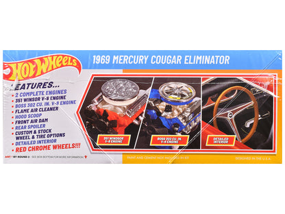 Hot Wheels Skill 2 Model Kit 1969 Mercury Cougar Eliminator "Hot Wheels" 1/25 Scale by AMT <h2>Skill AMT</h2> <p>High-quality diecast car perfect for collectors and enthusiasts. Features detailed inte