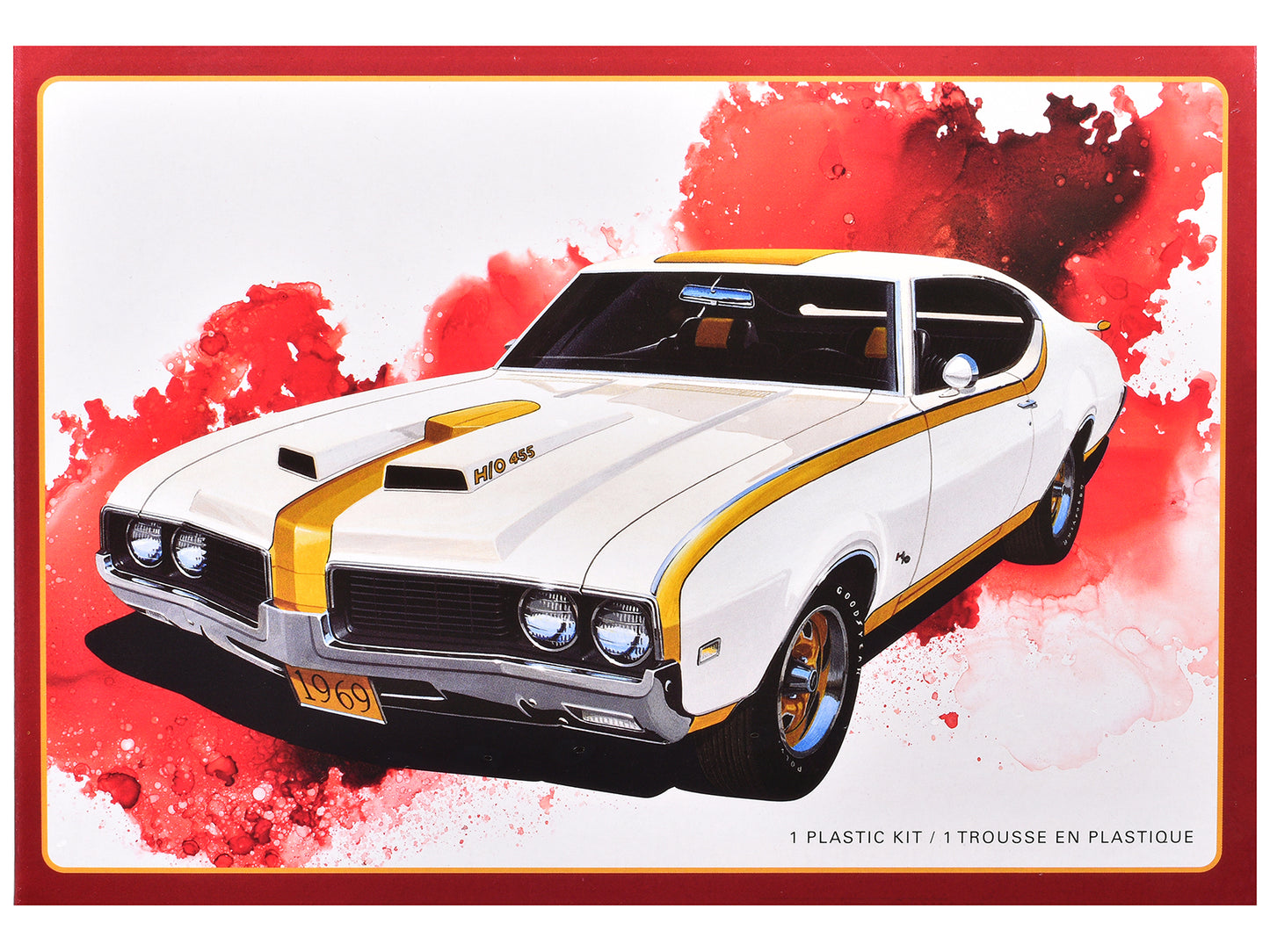 Skill 2 Model Kit 1969 Hurst Oldsmobile Cutlass 1/25 Scale by AMT <h2>Skill AMT</h2> <p>High-quality diecast car perfect for collectors and enthusiasts. Features detailed interior exterior craftsmansh