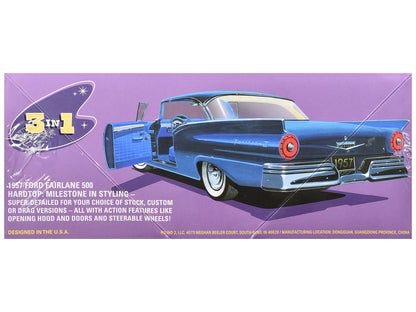Skill 2 Model Kit 1957 Ford Fairlane Hardtop 3-in-1 1/25 Scale by AMT <h2>Skill AMT</h2> <p>High-quality diecast car perfect for collectors and enthusiasts. Features detailed interior exterior craftsm